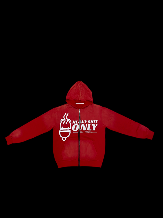Lava red hoodie